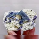 Natural Blue Phantom Fluorite & Mica, Mineral Specimen: Inner Mongolia,China (80*50*30mm) - image 1