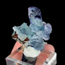 Natural Blue Phantom Fluorite, Mineral Specimen: Inner Mongolia,China (35*40*25MM) - image 3