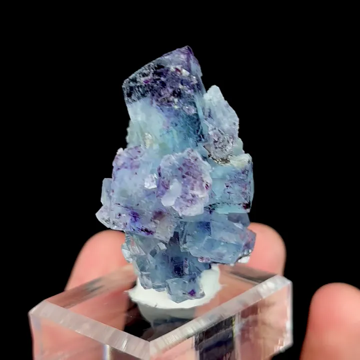 Natural Blue Phantom Fluorite, Mineral Specimen: Inner Mongolia,China (35*40*25MM) - image 4