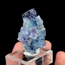 Natural Blue Phantom Fluorite, Mineral Specimen: Inner Mongolia,China (35*40*25MM) - image 4