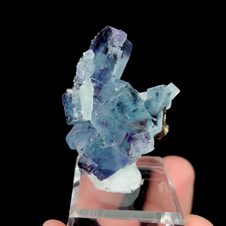 Natural Blue Phantom Fluorite, Mineral Specimen: Inner Mongolia,China (35*40*25MM) - image 2