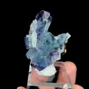 Natural Blue Phantom Fluorite, Mineral Specimen: Inner Mongolia,China (35*40*25MM) - image 2