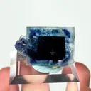 Natural Blue Phantom Fluorite, Mineral Specimen: Yindu,Inner Mongolia (25*15*15MM) - image 5