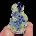 Natural Blue Phantom Fluorite, Mineral Specimen: Yindu,Inner Mongolia (25*40*25MM) - image 4
