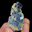 Natural Blue Phantom Fluorite, Mineral Specimen: Yindu,Inner Mongolia (25*40*25MM) - image 2