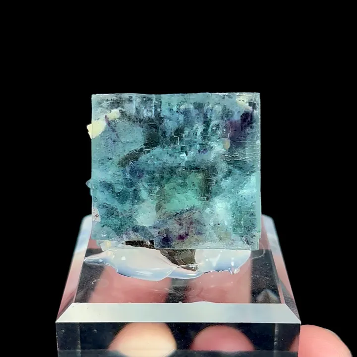 Natural Blue Phantom Fluorite, Mineral Specimen: Yindu,Inner Mongolia (30*25*20MM) - image 5