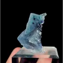 Natural Blue Phantom Fluorite, Mineral Specimen: Yindu,Inner Mongolia (35*35*25MM) - image 3