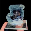 Natural Blue Phantom Fluorite, Mineral Specimen: Yindu,Inner Mongolia (35*35*25MM) - image 2