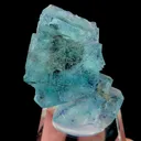 Natural Blue Phantom Fluorite, Mineral Specimen: Yindu,Inner Mongolia (40*45*25MM) - image 4