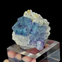 Natural Blue Phantom Fluorite, Mineral Specimen: Yindu,Inner Mongolia (45*30*20MM) - image 2