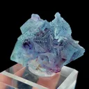 Natural Blue Phantom Fluorite, Mineral Specimen: Yindu,Inner Mongolia (50*20*35MM) - image 3