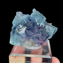 Natural Blue Phantom Fluorite, Mineral Specimen: Yindu,Inner Mongolia (50*20*35MM) - image 1