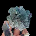 Natural Blue Phantom Fluorite, Mineral Specimen: Yindu,Inner Mongolia (55*30*20MM) - image 3