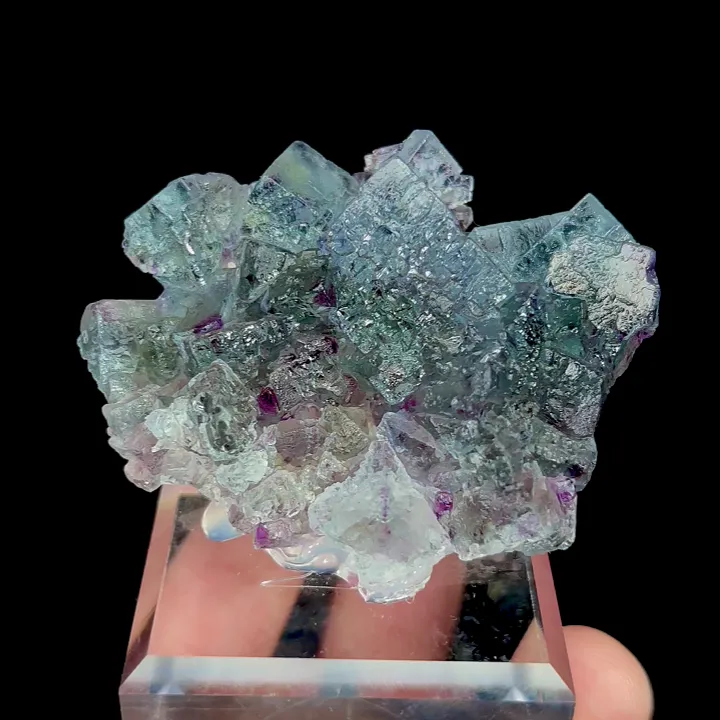 Natural Blue Phantom Fluorite, Mineral Specimen: Yindu,Inner Mongolia (55*30*20MM) - image 4