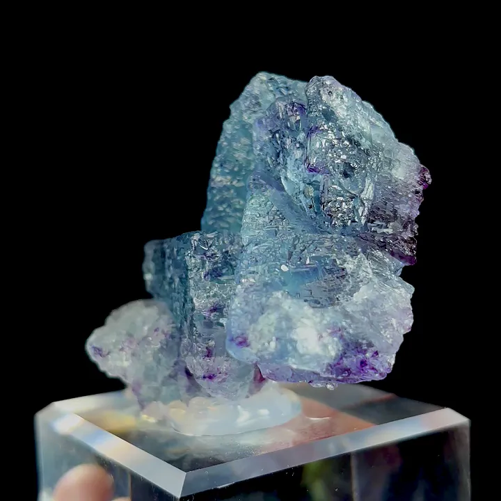 Natural Blue Phantom Fluorite, Mineral Specimen: Yindu,Inner Mongolia (55*45*30MM) - image 3