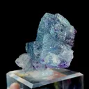 Natural Blue Phantom Fluorite, Mineral Specimen: Yindu,Inner Mongolia (55*45*30MM) - image 3