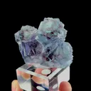 Natural Blue Phantom Fluorite, Mineral Specimen: Yindu,Inner Mongolia (70*20*45MM) - image 3