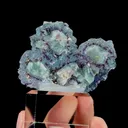 Natural Blue Phantom Fluorite, Mineral Specimen: Yindu,Inner Mongolia (70*20*45MM) - image 2