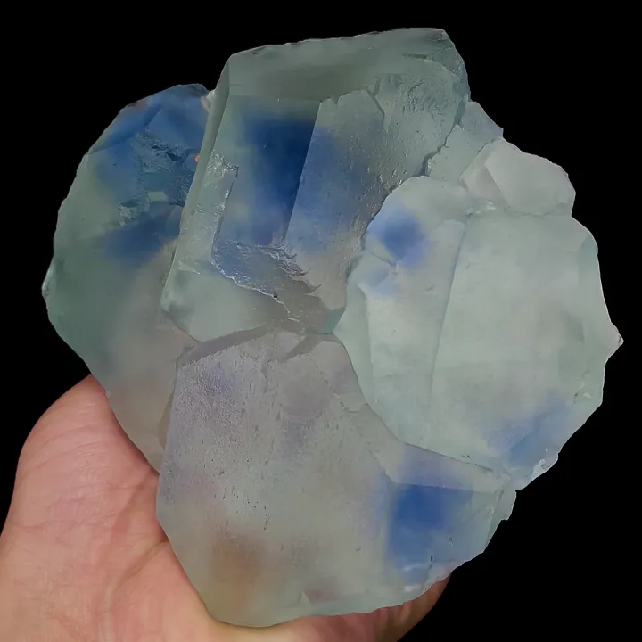 Natural Blue Phantom Fluorite, Mineral Specimen:Fujian,China (130*125*60MM) - image 3
