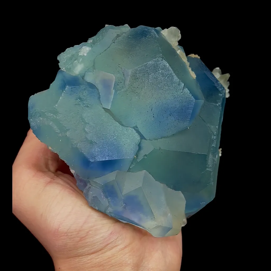 Natural Blue Phantom Fluorite, Mineral Specimen:Fujian,China (130*80*105MM) - image 3