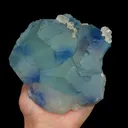 Natural Blue Phantom Fluorite, Mineral Specimen:Fujian,China (130*80*105MM) - image 1