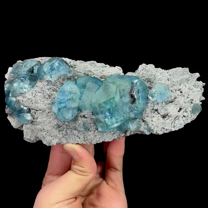 Natural Blue Phantom Fluorite, Mineral Specimen:Fujian,China (180*75*50MM) - image 4