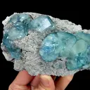 Natural Blue Phantom Fluorite, Mineral Specimen:Fujian,China (180*75*50MM) - image 2