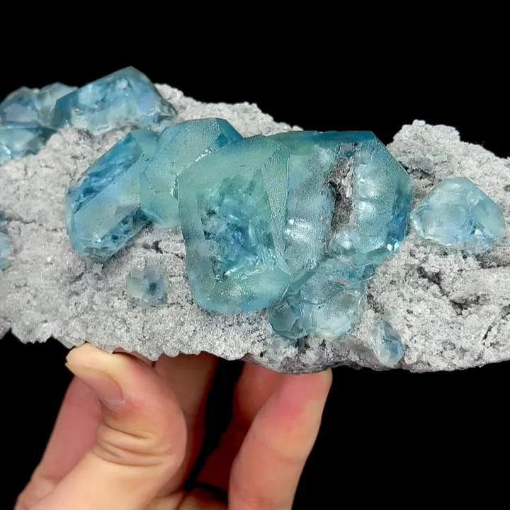 Natural Blue Phantom Fluorite, Mineral Specimen:Fujian,China (180*75*50MM) - image 3