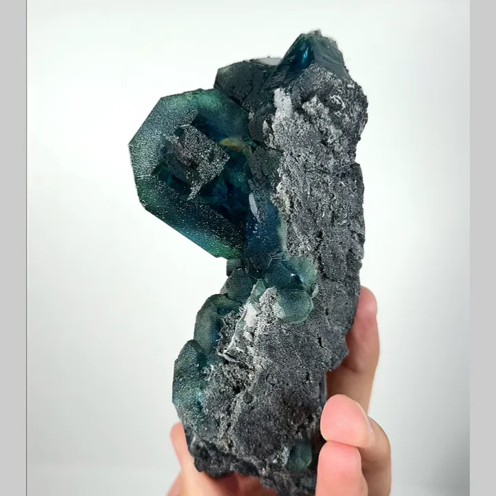 Natural Blue Phantom Fluorite, Mineral Specimen:Fujian,China (45*135*70MM) - image 3
