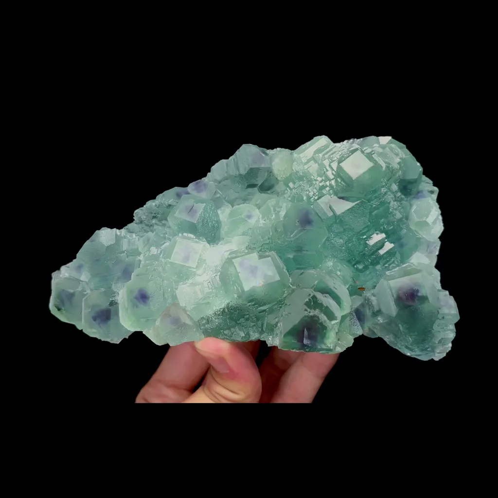 Natural Blue Phantom Fluorite Mineral Specimen,High Quality Specimen,FUJIAN,CHINA(160*85*55mm) image
