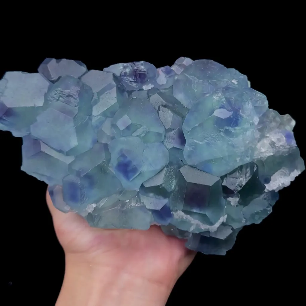 Natural Blue Phantom Fluorite Mineral Specimen,High Quality Specimen,FUJIAN,CHINA(205*117*63mm) - image 3