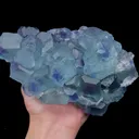 Natural Blue Phantom Fluorite Mineral Specimen,High Quality Specimen,FUJIAN,CHINA(205*117*63mm) - image 3