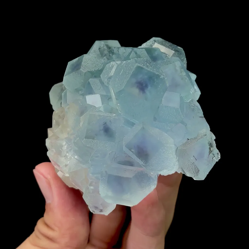 Natural Blue Phantom Fluorite Mineral Specimen,High Quality Specimen,FUJIAN,CHINA(65*70*35mm) - image 3