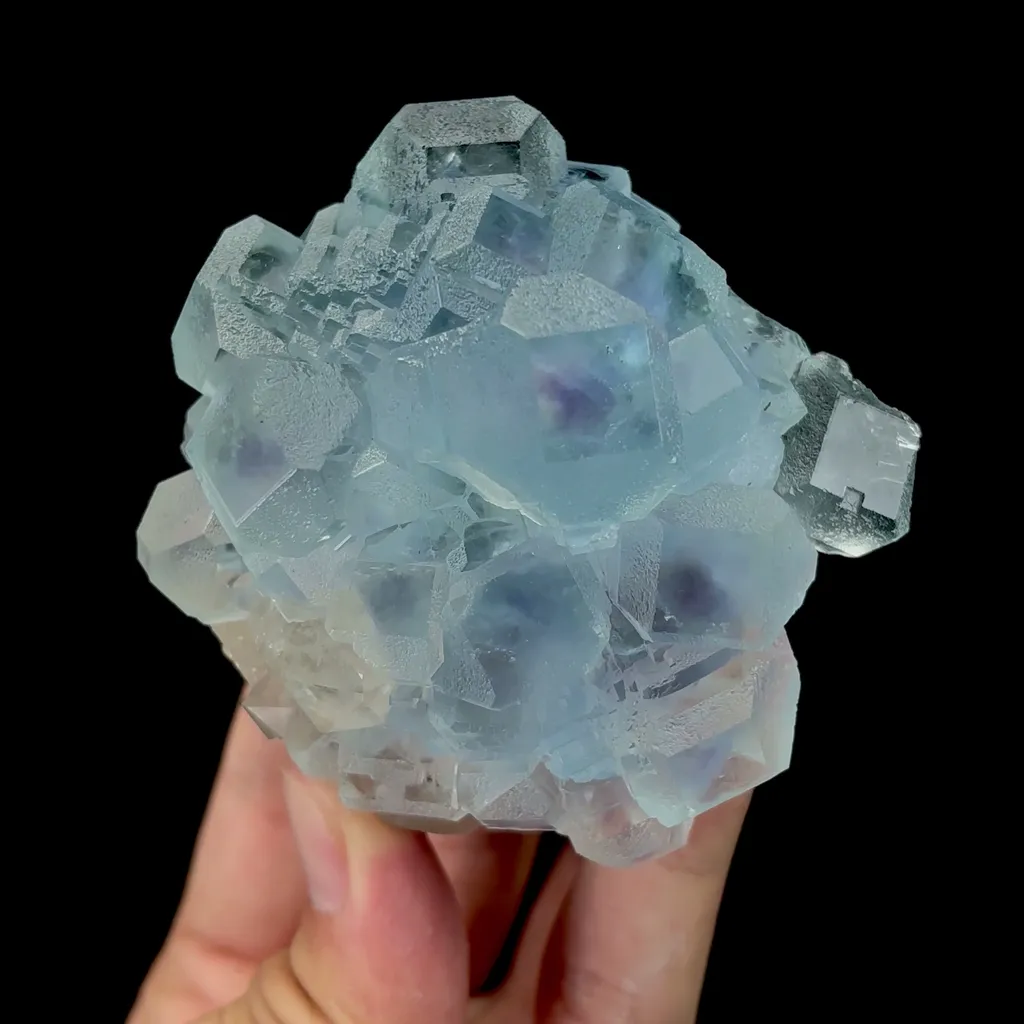 Natural Blue Phantom Fluorite Mineral Specimen,High Quality Specimen,FUJIAN,CHINA(65*70*35mm) - image 4