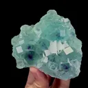 Natural Blue Phantom Fluorite Mineral Specimen,High Quality Specimen,SHIZHUYUAN,HUNAN,CHINA(110*93*38mm) - image 1
