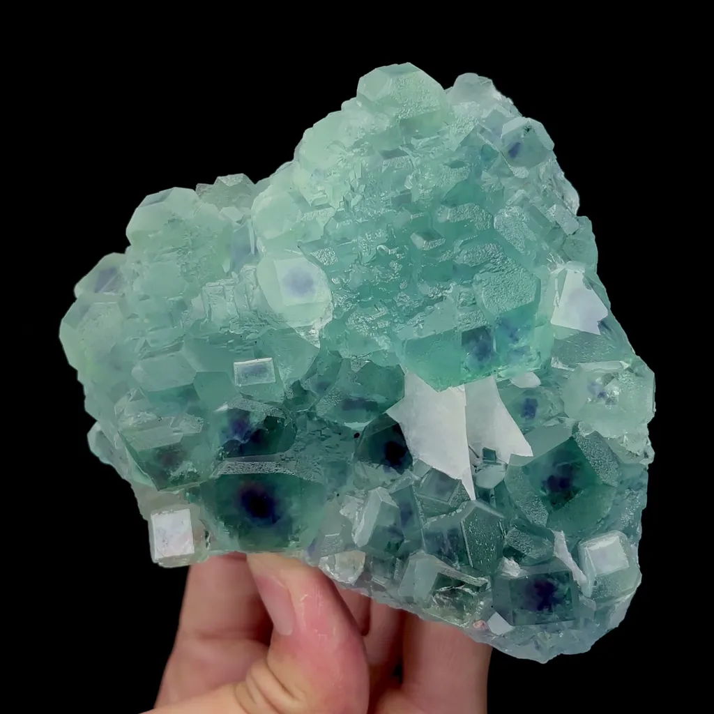 Natural Blue Phantom Fluorite Mineral Specimen,High Quality Specimen,SHIZHUYUAN,HUNAN,CHINA(110*93*38mm) - image 4