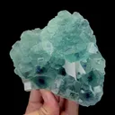 Natural Blue Phantom Fluorite Mineral Specimen,High Quality Specimen,SHIZHUYUAN,HUNAN,CHINA(110*93*38mm) - image 4
