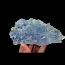 Natural Blue Phantom Fluorite Mineral Specimen,High Quality Specimen,SHIZHUYUAN,HUNAN,CHINA(140*75*36mm) - image 3