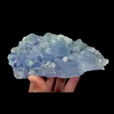 Natural Blue Phantom Fluorite Mineral Specimen,High Quality Specimen,SHIZHUYUAN,HUNAN,CHINA(140*75*36mm) - image 2