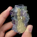 Natural Blue Phantom Fluorite Mineral Specimen,High Quality Specimen,YAO GANG XIAN,HUNAN,CHINA(30*60*25mm) - image 4