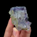 Natural Blue Phantom Fluorite Mineral Specimen,High Quality Specimen,YAO GANG XIAN,HUNAN,CHINA(30*60*25mm) - image 2