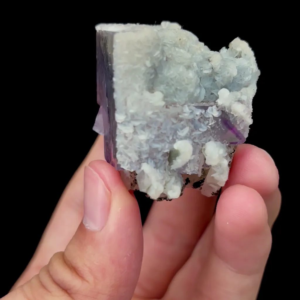 Natural Blue Phantom Fluorite Mineral Specimen,High Quality Specimen,YAO GANG XIAN,HUNAN,CHINA(35*35*35mm) - image 3