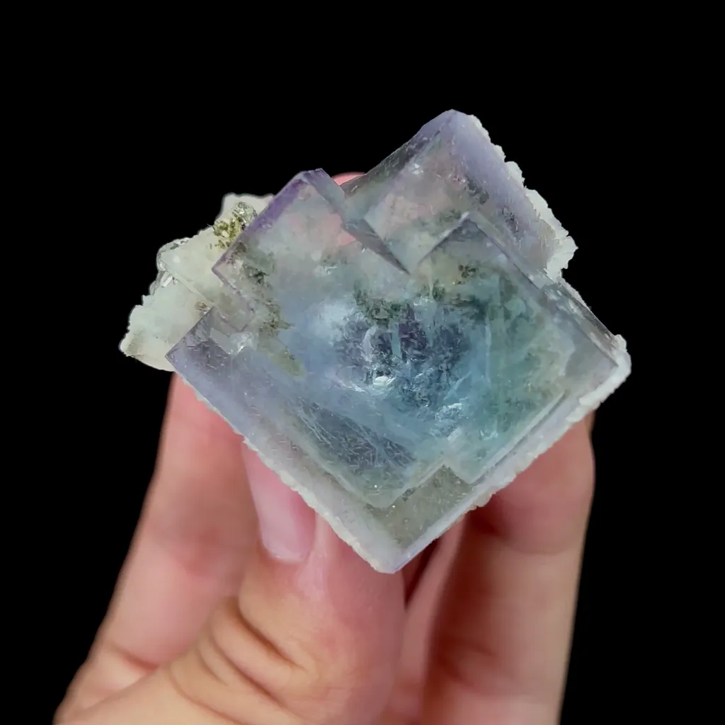 Natural Blue Phantom Fluorite Mineral Specimen,High Quality Specimen,YAO GANG XIAN,HUNAN,CHINA(35*35*35mm) - image 4