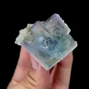 Natural Blue Phantom Fluorite Mineral Specimen,High Quality Specimen,YAO GANG XIAN,HUNAN,CHINA(35*35*35mm) - image 4