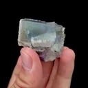 Natural Blue Phantom Fluorite Mineral Specimen,High Quality Specimen,YAO GANG XIAN,HUNAN,CHINA(35*35*35mm) - image 2