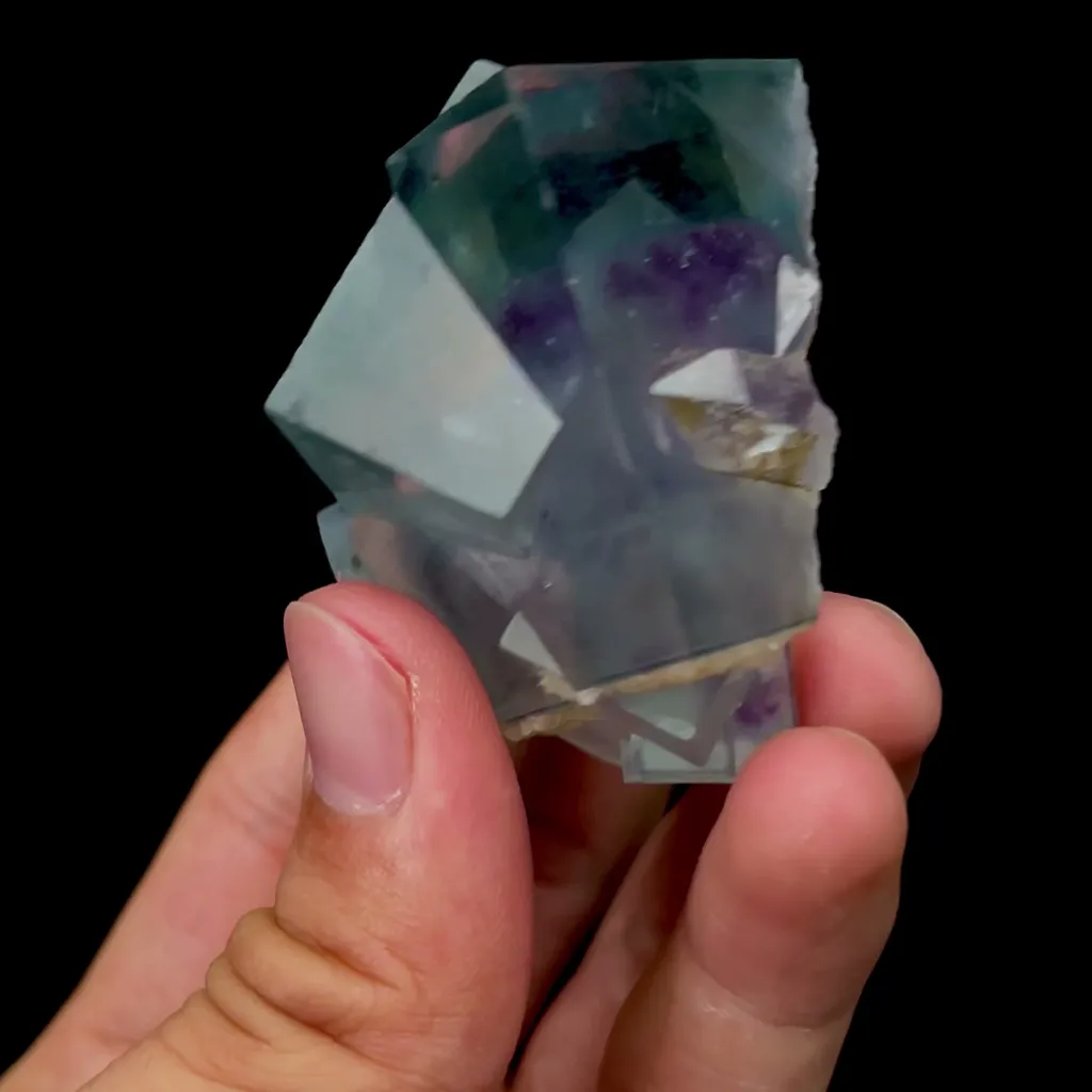 Natural Blue Phantom Fluorite Mineral Specimen,High Quality Specimen,YAO GANG XIAN,HUNAN,CHINA(45*44*51mm) - image 3