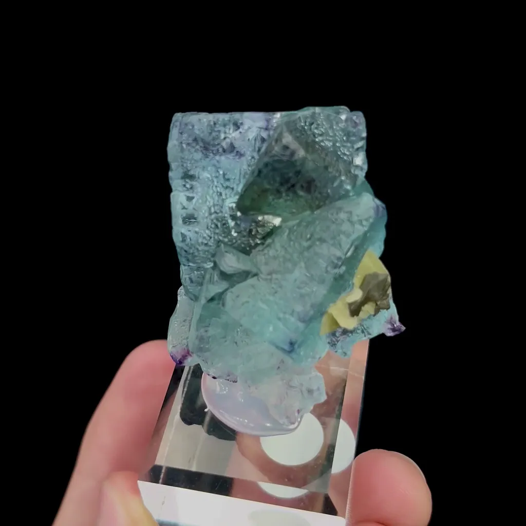 Natural Blue Phantom Fluorite Mineral Specimen,High Quality Specimen,YINDU,INNER MONGOLIA,CHINA(33*30*40mm) - image 2