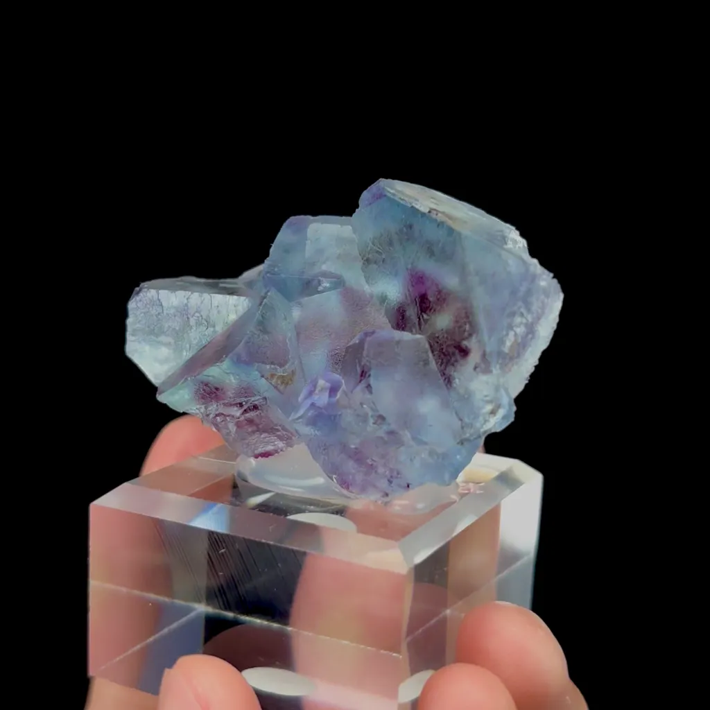 Natural Blue Phantom Fluorite Mineral Specimen,High Quality Specimen,YINDU,INNER MONGOLIA,CHINA(54*31*35mm) - image 2