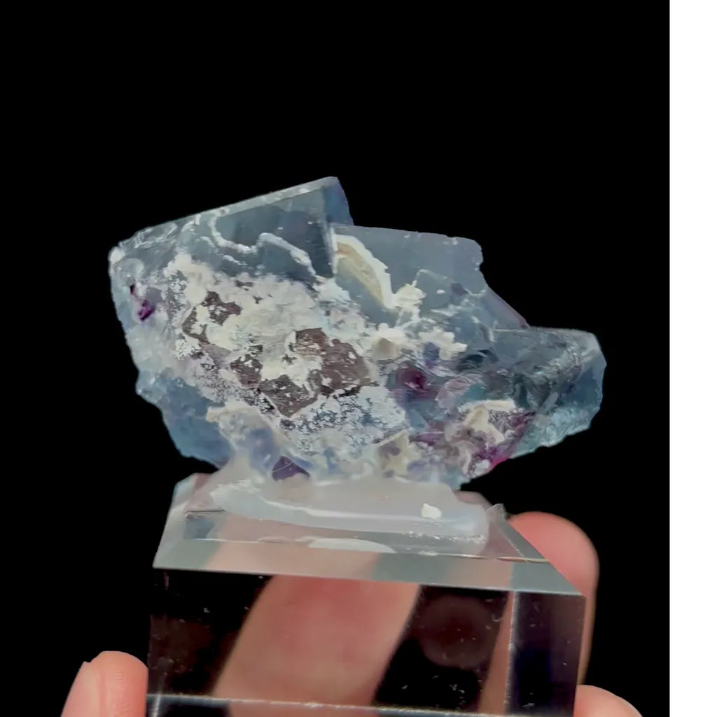 Natural Blue Phantom Fluorite Mineral Specimen,High Quality Specimen,YINDU,INNER MONGOLIA,CHINA(54*31*35mm) - image 3