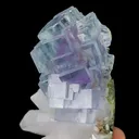 Natural Blue Phantom Fluorite Mineral Specimen,High Quality Stepped Specimen:YAOGANGXIAN (75*80*70mm) - image 4